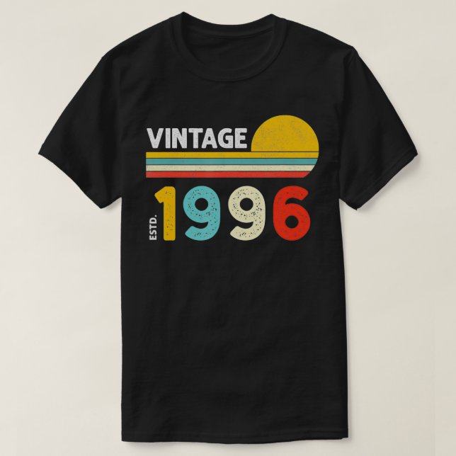 T-shirt Millésime 1996 (Design devant)