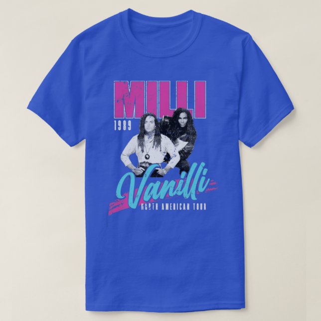 T-shirt Milli Vanilli Concert Tour 1989 (Design devant)