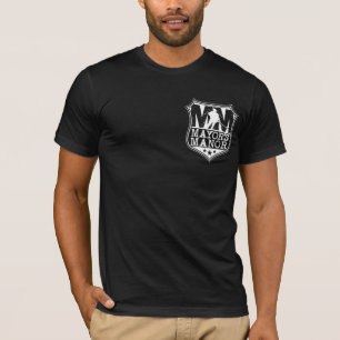 T-shirt Millimètre - Insigne dans le noir