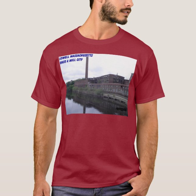 T-shirt Mills de Lowell Massachusetts (Devant)