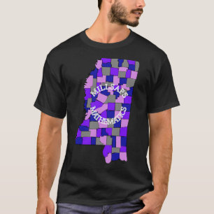 T-shirt Millsaps carte mathématique Enfants