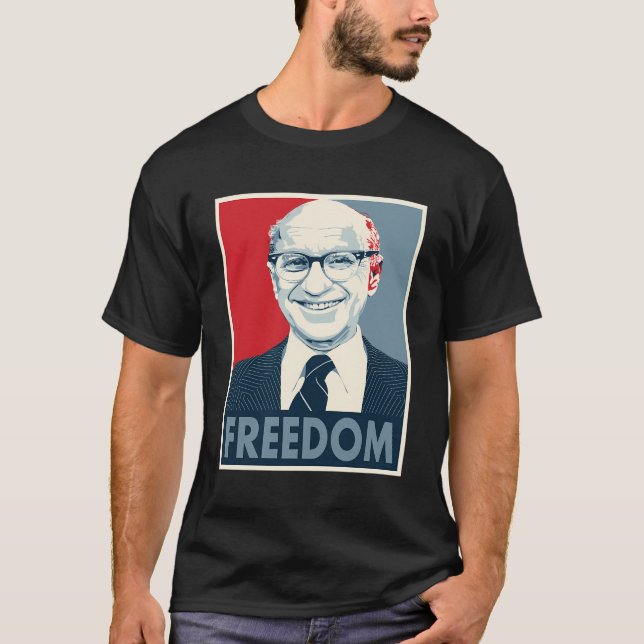 T-shirt Milton Retro Friedman Graphic (Devant)