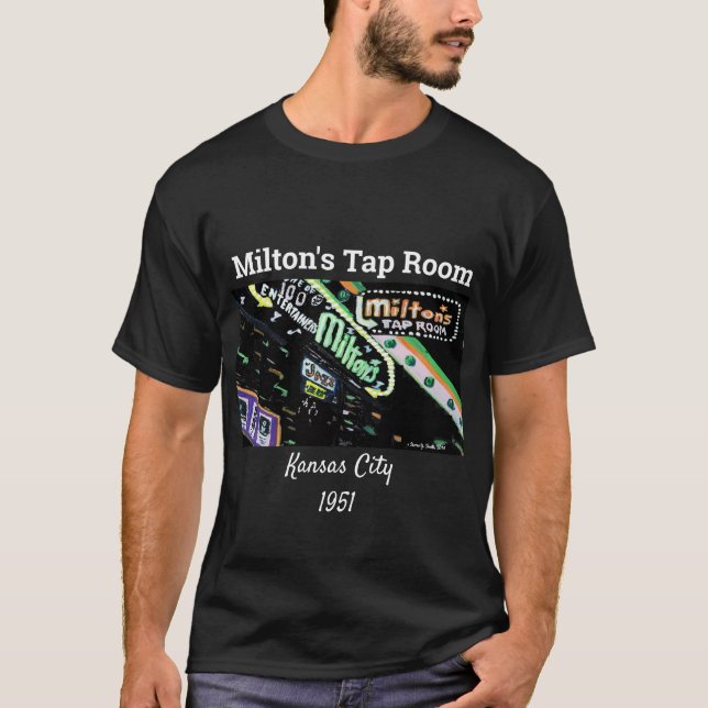 T-shirt Milton's Tap Room 1951 (Devant)