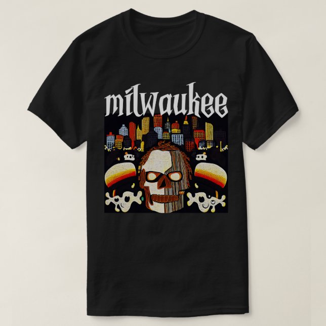 T-shirt Milwaukee Halloween (Design devant)