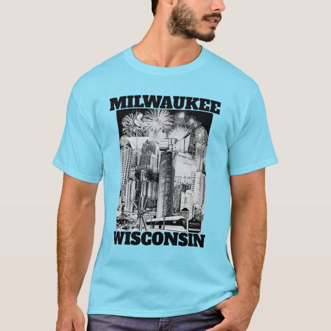 T-shirt Milwaukee, Wisconsin 2026 (Devant)