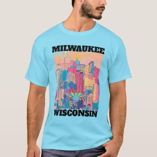 T-shirt Milwaukee, Wisconsin Couleur Complète 2026