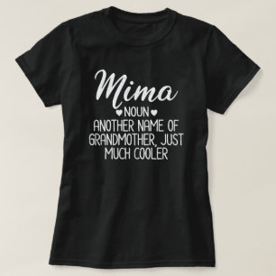 T-shirt Mima Definition Funny Grandma Mother Day Cadeau T-