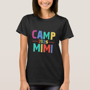 T-shirt Mimi 2025 Vacances en famille Ensemble de camping