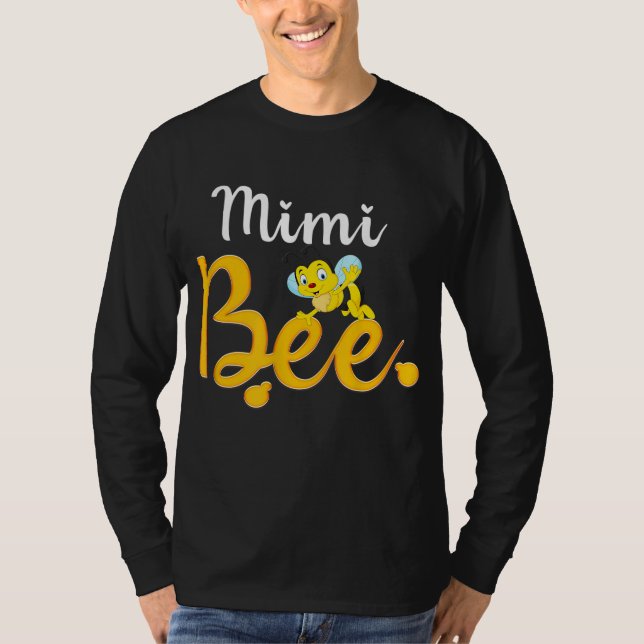 T-shirt Mimi Bee Matching Family First Bee Day (Devant)