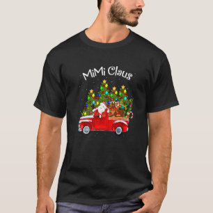 T-shirt Mimi Claus Conduisant Voiture Santa Ramassage Renn