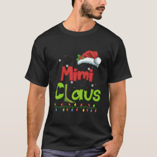 T-shirt Mimi Claus Famille drôle Père Noël Pyjamas Noël Gi
