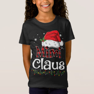 T-Shirt Mimi Claus Père Noël Rouge Buffle de Noël