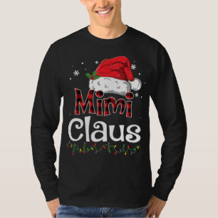 T-shirt Mimi Claus Père Noël Rouge Buffle de Noël