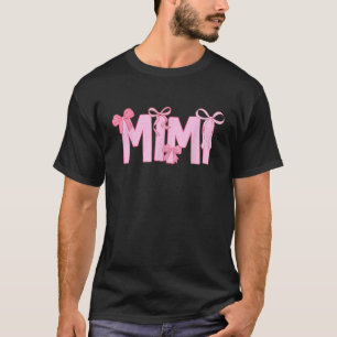 T-shirt Mimi Coquette Bow rose esthétique fête des mères M