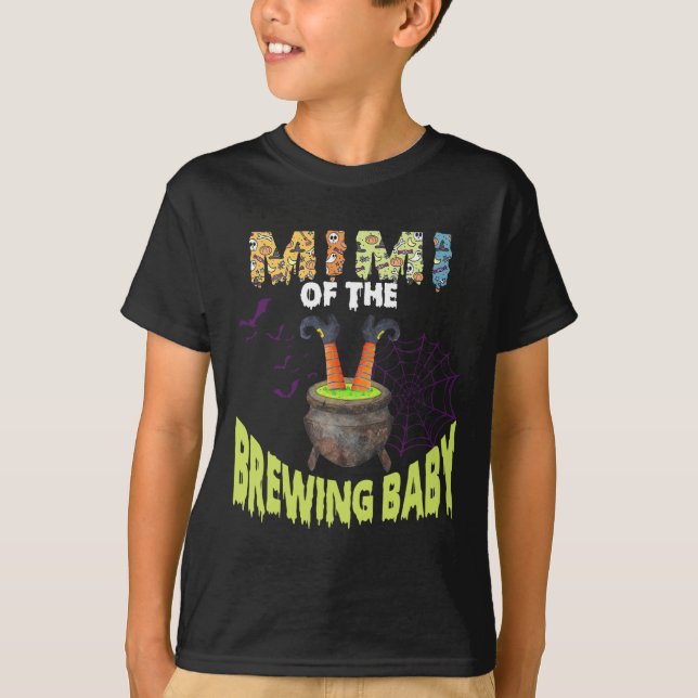T-shirt Mimi de brasser bébé Halloween Costome (Devant)