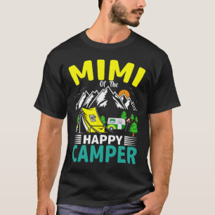 T-shirt Mimi de la grand-mère campeuse 1er anniversaire Fa