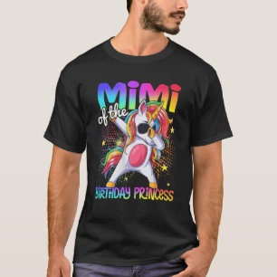 T-shirt Mimi De L'Anniversaire Princesse Drôle Dabbing Uni