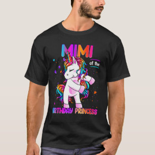 T-shirt Mimi de l'anniversaire princesse fille Dabbing lic