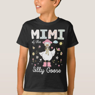 T-shirt Mimi de l'oie idiote fille de 1ère année famille