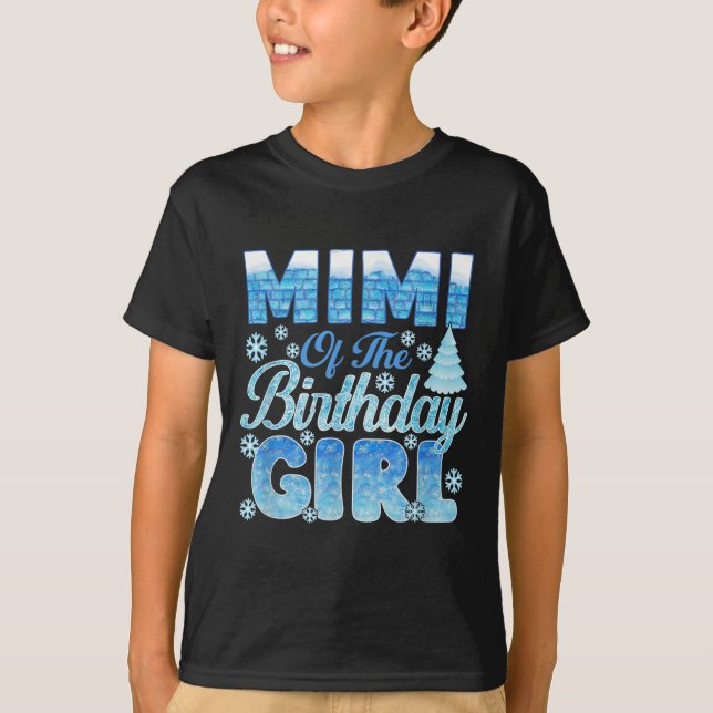 T-shirt Mimi Des Flammes De Neige Anniversaire Thème Match (Devant)