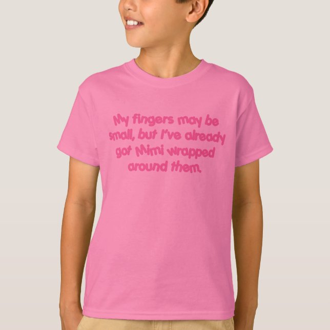 T-shirt Mimi enveloppé (rose) (Devant)