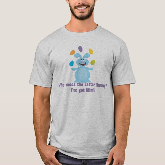 T-shirt Mimi est mon lapin de Pâques (Devant)