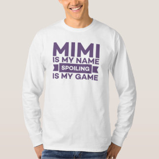 T-shirt Mimi est mon nom spoiler est mon jeu