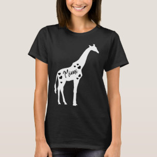 T-shirt Mimi Giraffe Grandparents Day Safari Zoo Grandmot