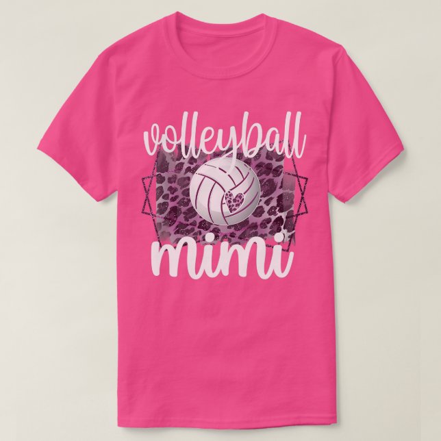 T-shirt Mimi Grand-Mère De Volley-ball Mimi (Design devant)