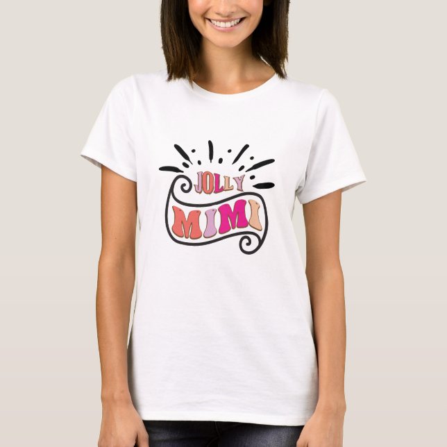 T-shirt Mimi la joyeuse - Noël (Devant)