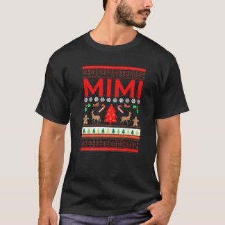 T-shirt Mimi laide de Noël Sweer Funny Grand-mère Noël Swe