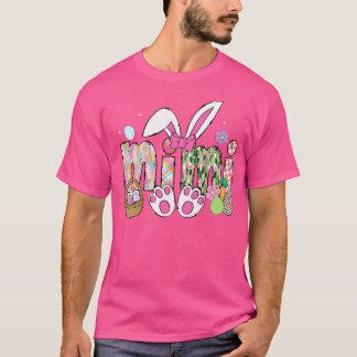 T-shirt Mimi Lapin de Pâques Grand-mère Œuf Chasse Famille