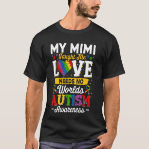 T-shirt Mimi m'a appris que l'amour n'a pas besoin de mots