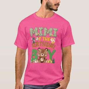 T-shirt Mimi Of The Birthday Boy One Happy Camper 1er Firs