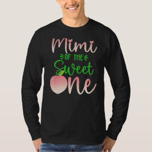 T-shirt Mimi Of The Birthday One Peach 1st Summer Fruit Fa