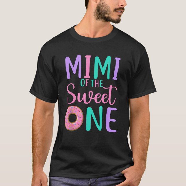 T-shirt Mimi of the Sweet one Grand-mère 1er anniversaire  (Devant)