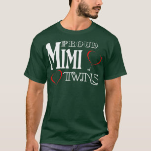 T-shirt Mimi Proud Mimi of Twins