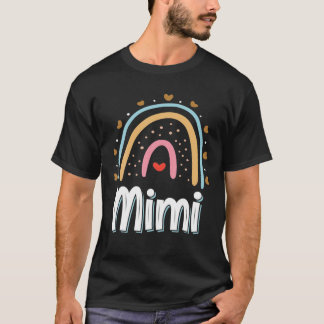 T-shirt Mimi Rainbow Birthday Party Mimi Matching Family