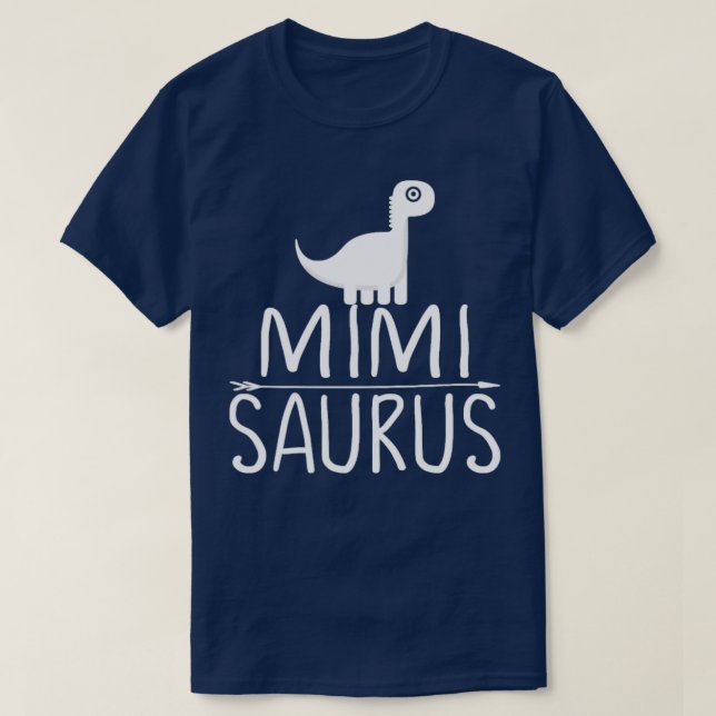 T-shirt Mimi Saurus Dinosaur Famille 1 (Design devant)