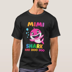 T-shirt Mimi Shark Doo Doo Funny Baby Mommy Kids