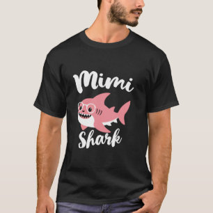 T-shirt Mimi Shark Fête des mères grand-mère drôle