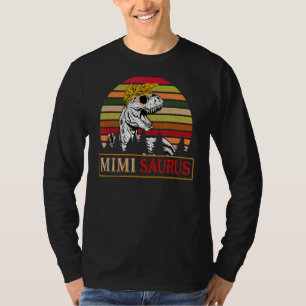 T-shirt Mimisaurus Rex Dinosaur Mimi Saurus Famille Mères