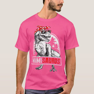 T-shirt Mimisaurus T Rex Dinosaur Mimi Saurus Fête Des Mèr