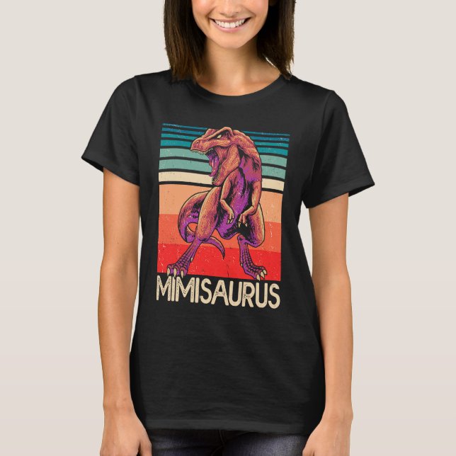 T-shirt MimiSaurus T Rex T  Mimi Saurus Dinosaure (Devant)