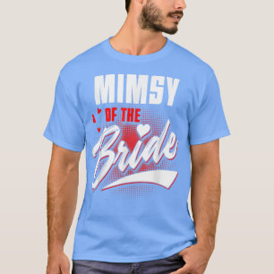 T-shirt Mimsy De Mariée Fête De Mariage Correspondant Fête