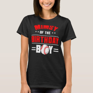 T-shirt Mimsy Of The Birthday Boy Baseball Theme Family Bd