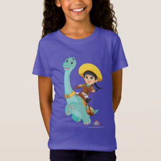 T-Shirt Min & Clover | Joyeux Cowgirl & Brontosaurus Ride