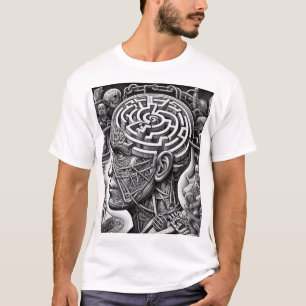 T-shirt Mind Maze : Dévoiler le contrôle totalitaire