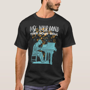 T-shirt Mind musicien de l'âme Pianist Wings Notes musical