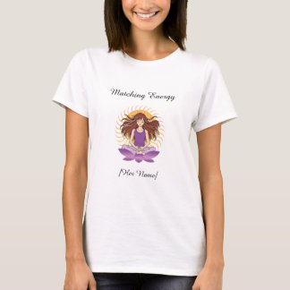 T-Shirt Mindful Personnalisé pour Elle | Nom & Tex